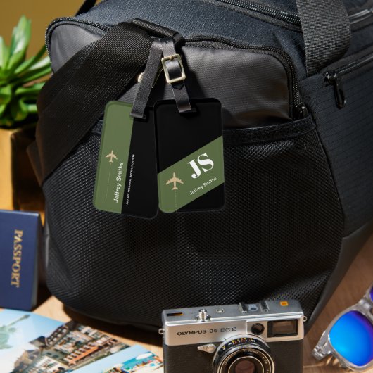 Stijlvol Bagagelabel voor elegant en modern Aero T (Voorkant /achterkant)