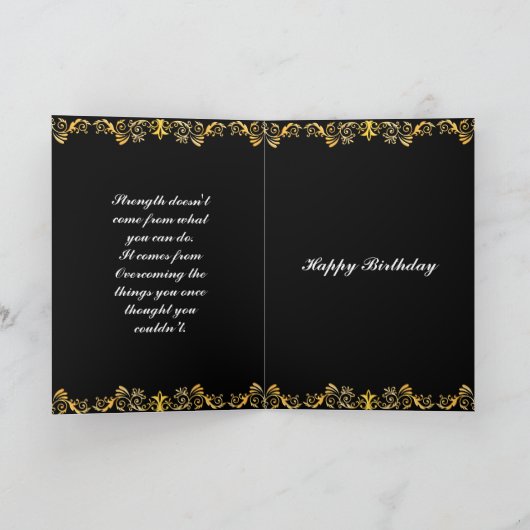 Stijlvol ballet, elegant goud in reliëf kaart (Binnen)