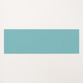 Stijlvol barokpatroon in blauw en groen yogamat (Achterkant (horizontaal))