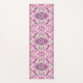 Stijlvol barokpatroon in roze schaduwen yogamat (Voorkant)