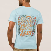 Stijlvol basic lichtblauw T-shirt (Achterkant)