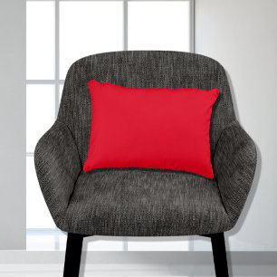 Stijlvol Basis Helderrood Effen Kleur 11x16 Accent Kussen