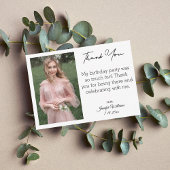 stijlvol bedankt, liefje 16 foto notitiekaartje