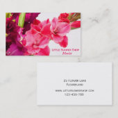 Stijlvol bedrijf met Florist Flower Shop Visitekaartje (Voorkant / Achterkant)