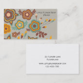 Stijlvol bedrijf met Florist Flower Shop Visitekaartje (Voorkant / Achterkant)