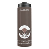 Stijlvol bedrijf | Mocha Mousse | Custom Thermosbeker (Voorkant)