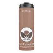 Stijlvol bedrijf | Mocha Mousse | Custom Thermosbeker (Voorkant)