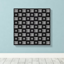 Stijlvol beeld-, ontwerp- of bedrijfslogo-patroon  canvas afdruk