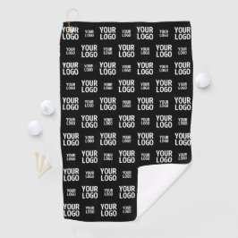 Stijlvol beeld-, ontwerp- of bedrijfslogo-patroon  golfhanddoek