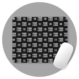 Stijlvol beeld-, ontwerp- of bedrijfslogo-patroon muismat