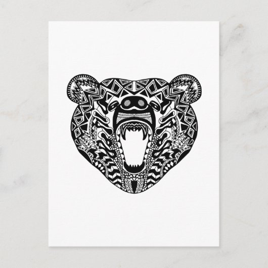 Stijlvol Beer Briefkaart (Voorkant)