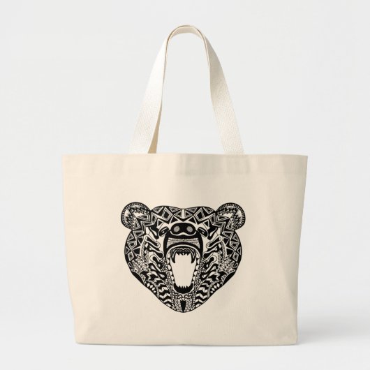 Stijlvol Beer Grote Tote Bag (Voorkant)
