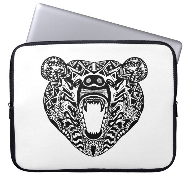 Stijlvol Beer Laptop Sleeve (Voorkant)