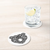 Stijlvol Beer Ronde Kartonnen Onderzetter (Insitu)