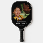 Stijlvol bekrast effect foto | Gepersonaliseerd Pickleball Paddle (Voorkant)