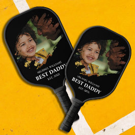 Stijlvol bekrast effect foto | Gepersonaliseerd Pickleball Paddle