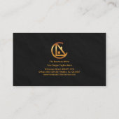 Stijlvol bericht over graniettextuur voor rotatie visitekaartje (Achterkant)