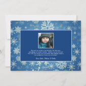 Stijlvol beste jaar ooit Full Photo Kerstmis Feestdagenkaart (Achterkant)