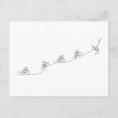 Stijlvol bicyclisch ontwerp briefkaart (Voorkant)