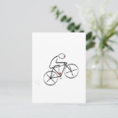Stijlvol bicyclisch ontwerp briefkaart (Staand voorkant)