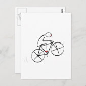 Stijlvol bicyclisch ontwerp briefkaart (Voorkant / Achterkant)