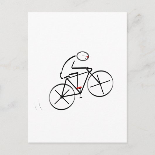 Stijlvol bicyclisch ontwerp briefkaart (Voorkant)