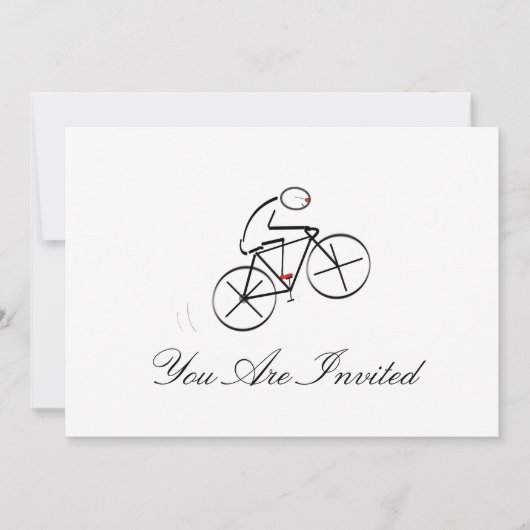 Stijlvol bicyclisch ontwerp kaart (Voorkant)