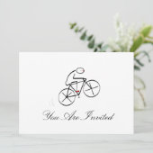 Stijlvol bicyclisch ontwerp kaart (Staand voorkant)