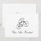 Stijlvol bicyclisch ontwerp kaart (Voorkant / Achterkant)