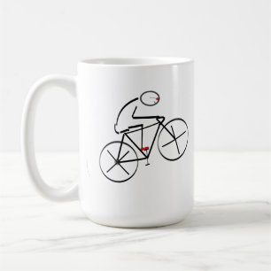 Stijlvol bicyclisch ontwerp koffiemok