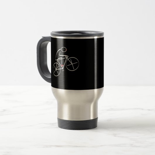 Stijlvol bicyclisch ontwerp reisbeker (Voorkant links)