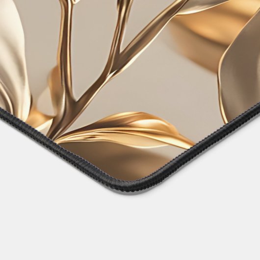 Stijlvol bladgoud bureaumat (Hoek)