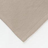 Stijlvol bladgoud fleece deken (Hoek)