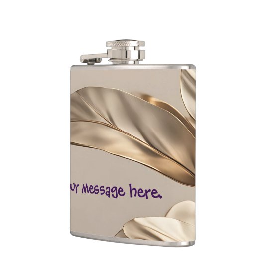 Stijlvol bladgoud heupfles (Links)