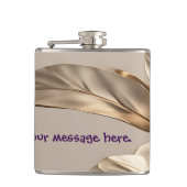 Stijlvol bladgoud heupfles (Voorkant)