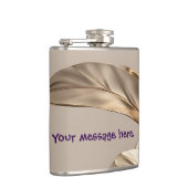 Stijlvol bladgoud heupfles (Rechts)