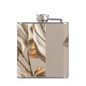 Stijlvol bladgoud heupfles (Achterkant)