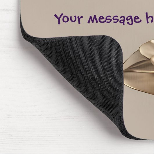 Stijlvol bladgoud muismat (Hoek)