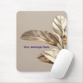 Stijlvol bladgoud muismat (Met muis)