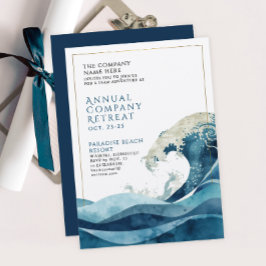 Stijlvol Blauw Bedrijfsuitstapje Nautilus Waterver Kaart