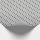 Stijlvol blauw- en artikelstrippapier cadeaupapier (Hoek)