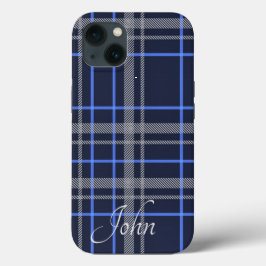 Stijlvol blauw geplakt  Case-Mate iPhone case