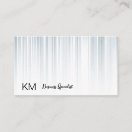stijlvol | Blauw Grijs Vert Lines Visitekaartje