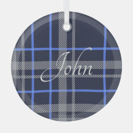 Stijlvol blauw Hoesje-Mate iPhone Case Glas Ornament