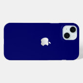 Stijlvol blauw Hoesje voor Apple iPhone 15 Plus (Achterkant (horizontaal))