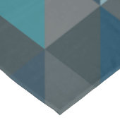 Stijlvol blauw ombre modern geometrisch patroon tafelkleed (Gekanteld)