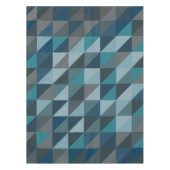 Stijlvol blauw ombre modern geometrisch patroon tafelkleed (Voorkant)