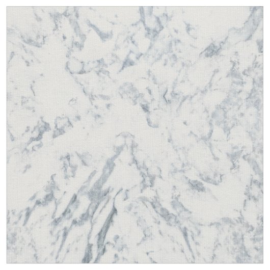 Stijlvol blauw wit marmer patroon stof (Close Up)