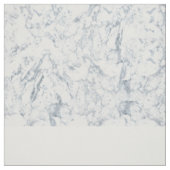 Stijlvol blauw wit marmer patroon stof (Swatch)