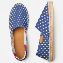 Stijlvol blauw wit sterren Mode Casual Schuif aan